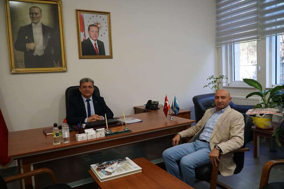 Tiyatro Eğitmeni ve Oyuncusu Orhan BOL Hocamız, Birlik Müdürü Mustafa Örgüt 'ü Ziyaret Etti